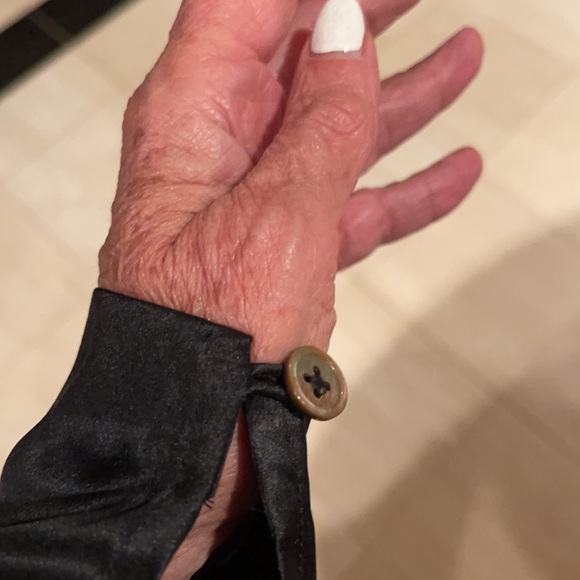 Vntg Ellen Allard for Ellen Tracy 100% Silk Blouse - Picture 3 of 5